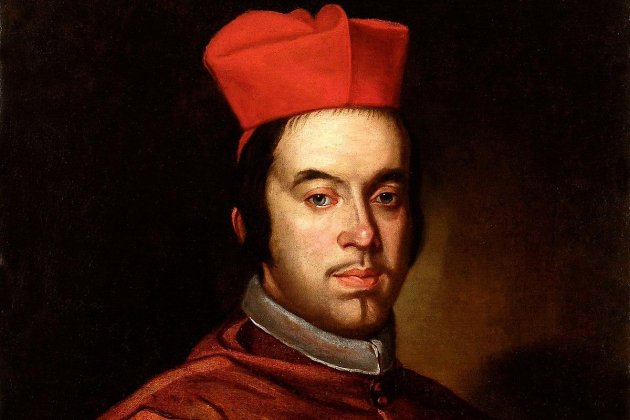 Se hace efectivo el polemic testamento de l'ultim Habsburg hispanic. Retrato del cardenal Portocarrero. Font Wikipedia
