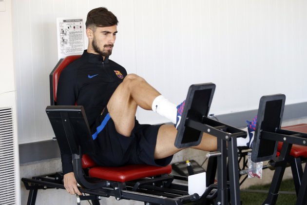 Andre Gomes entrenament Barça   FCB