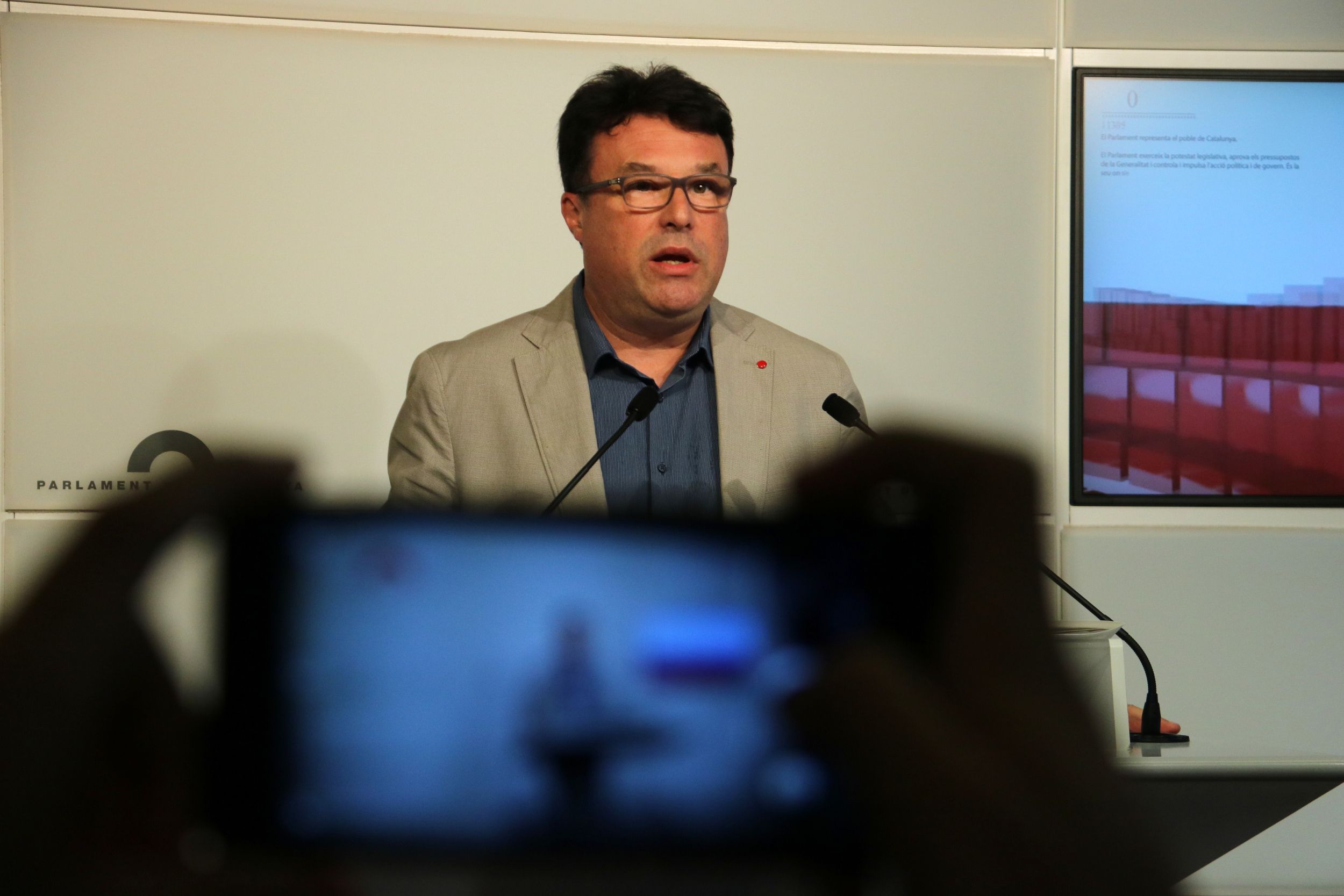 Nuet: "La Mesa del Parlament no se tiene que convertir en un pequeño Tribunal Constitucional"