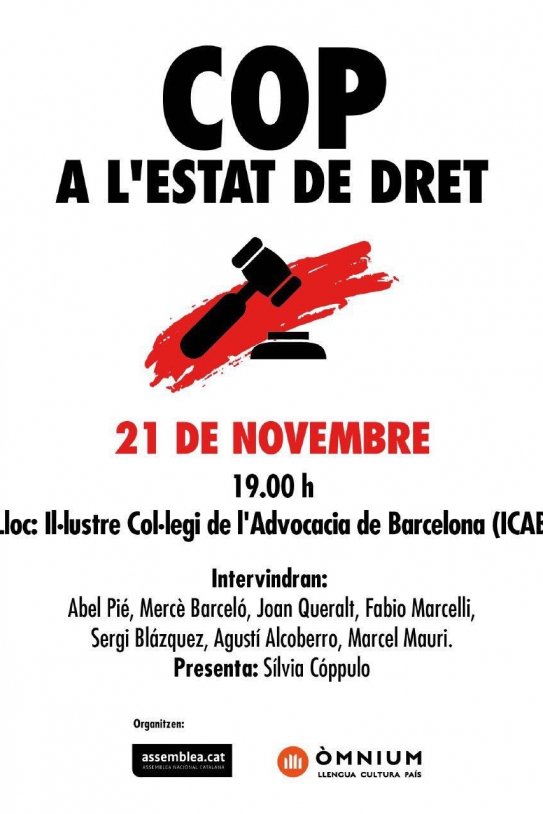 cartel acto òmnium ANC