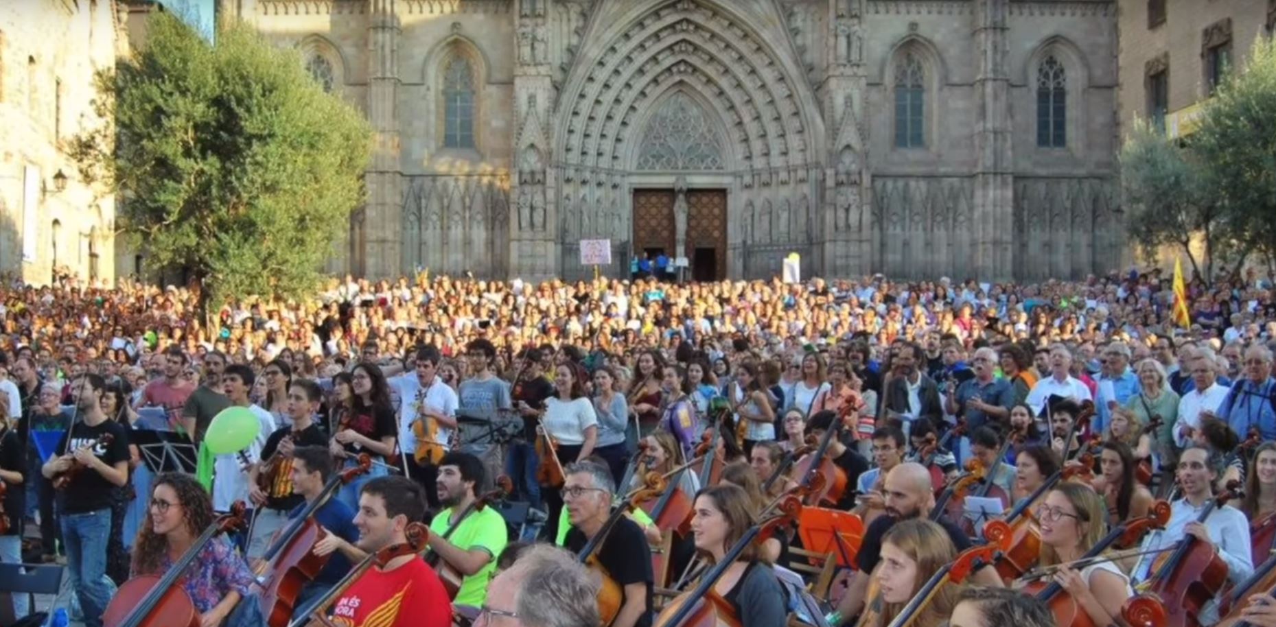 10.000 músics interpretaran diumenge cançons catalanes, per la llibertat