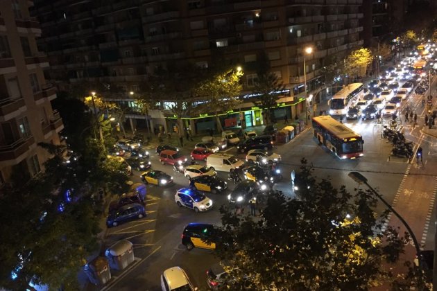 embús Sants mani taxistes Adrià Rovira