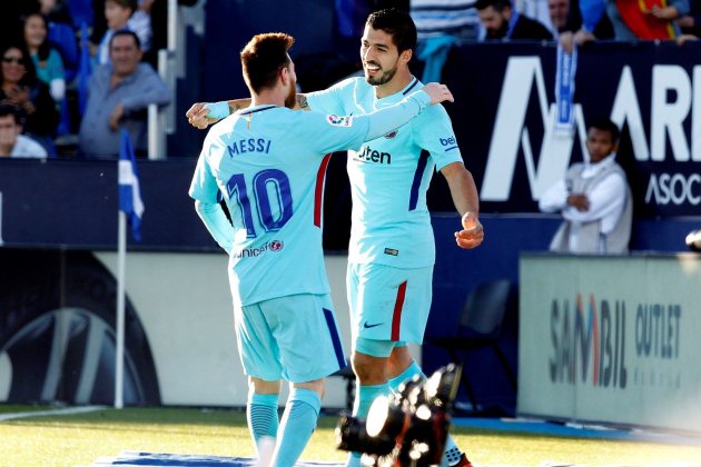 Leo Messi Luis Suarez gol Barça Leganes   EFE