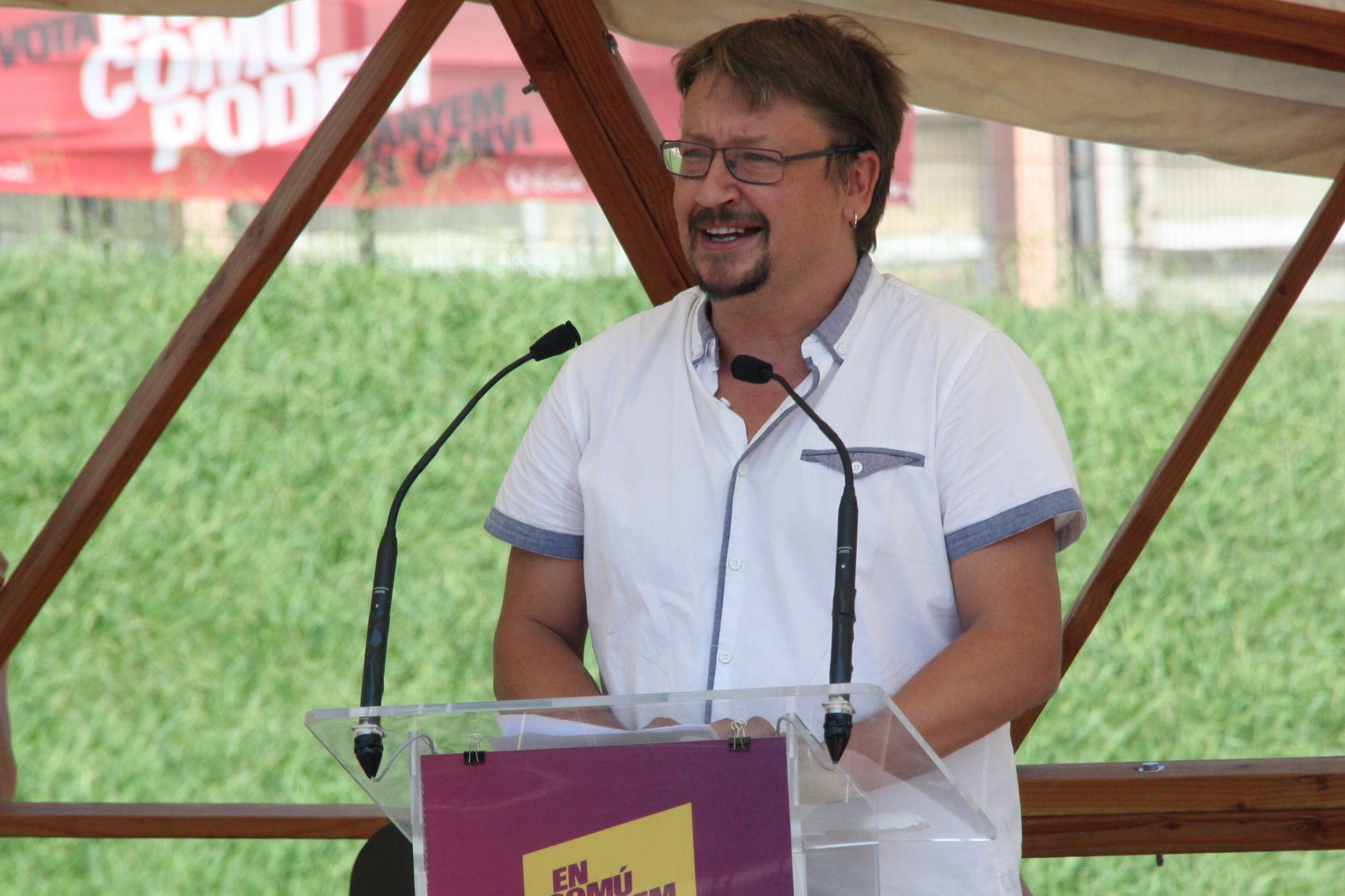 Domènech, convencido de que en Catalunya "vamos hacia elecciones"