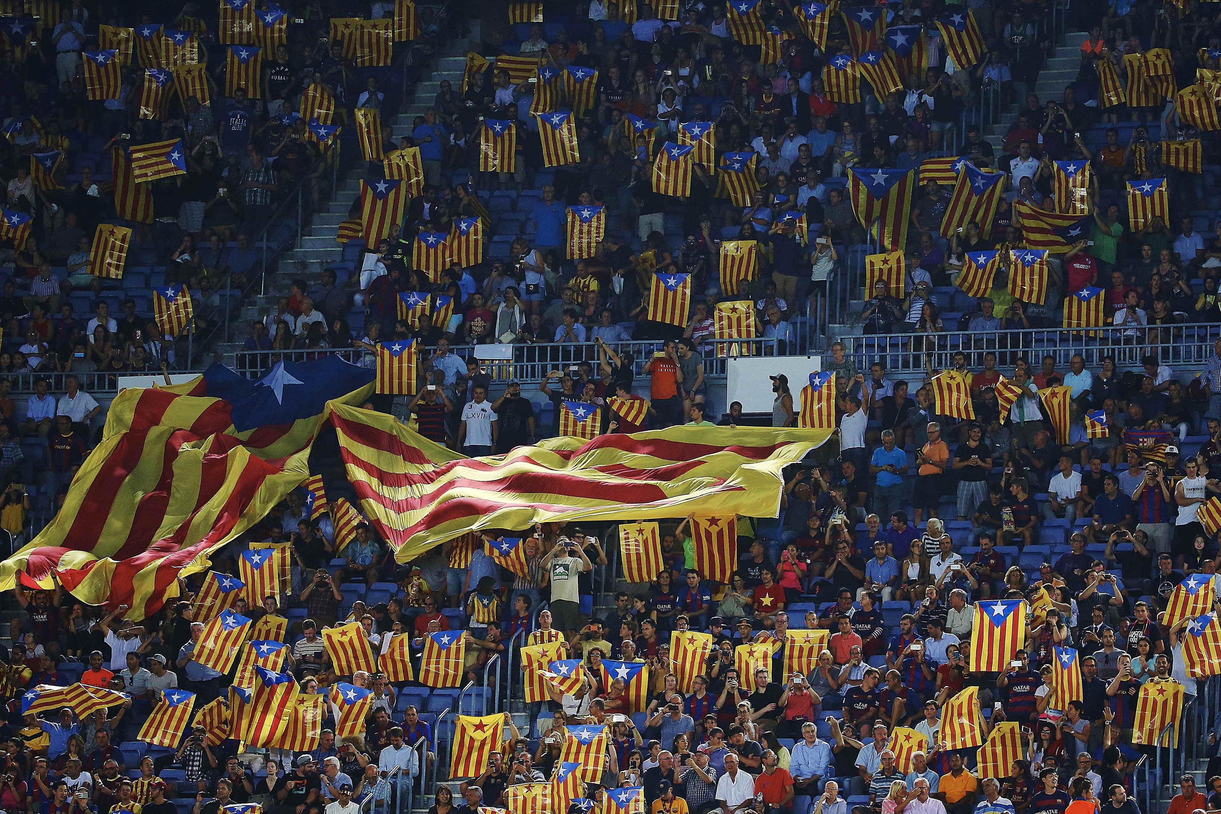 El Camp Nou es podria tancar arran de les estelades