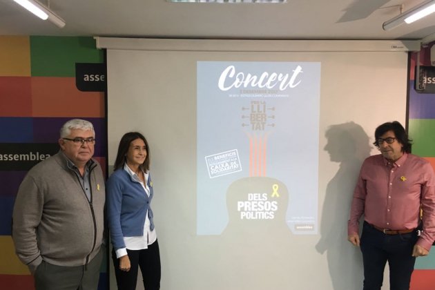 Promo concierto ANC 2 diciembre presos políticos