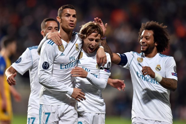Cristiano Ronaldo Modric Reial Madrid Champions League Efe Cristiano Ronaldo Modric Reial Madrid Champions League Efe