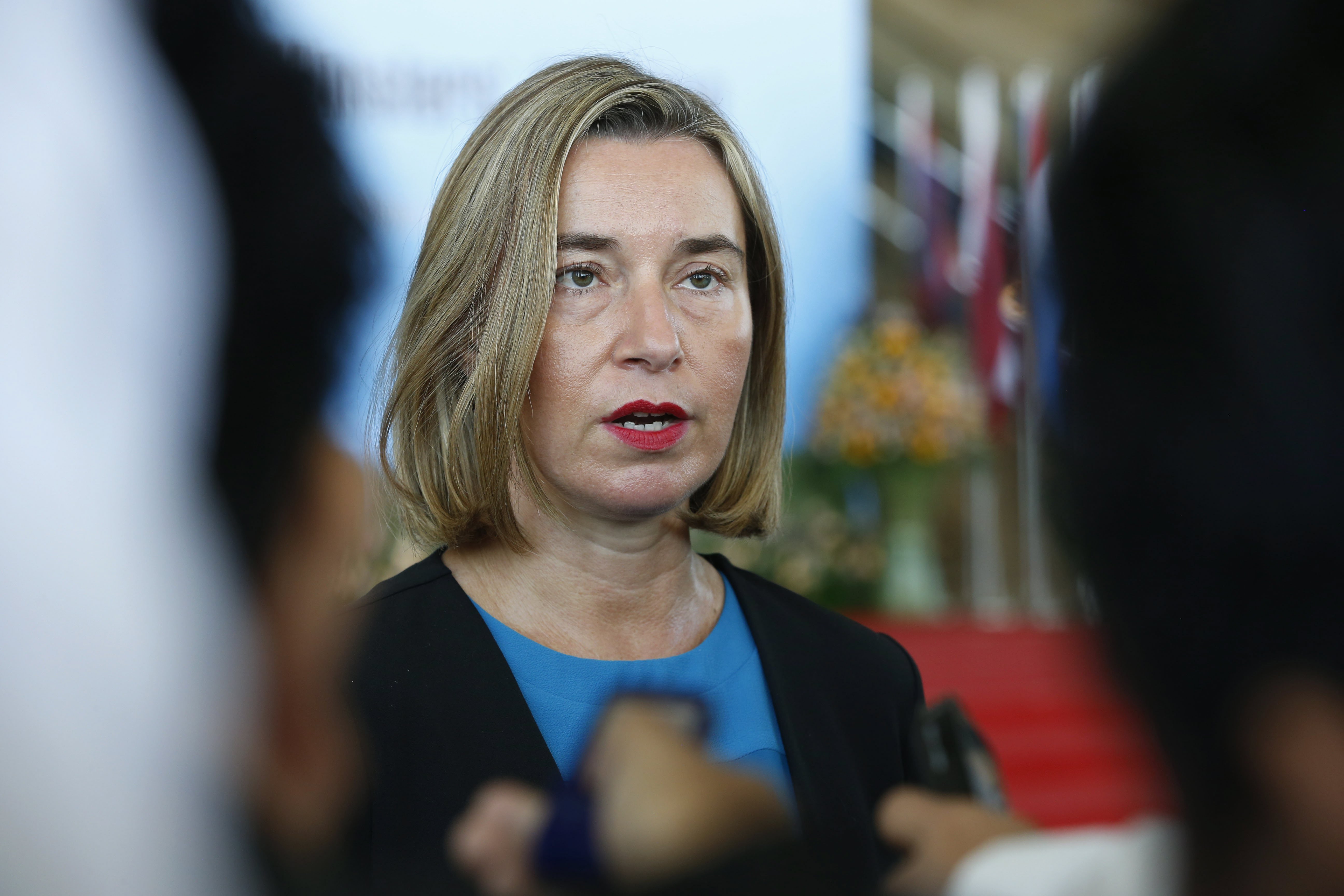 La exvicepresidenta de la Comisión Europea Federica Mogherini, detenida por un caso de fraude en la UE