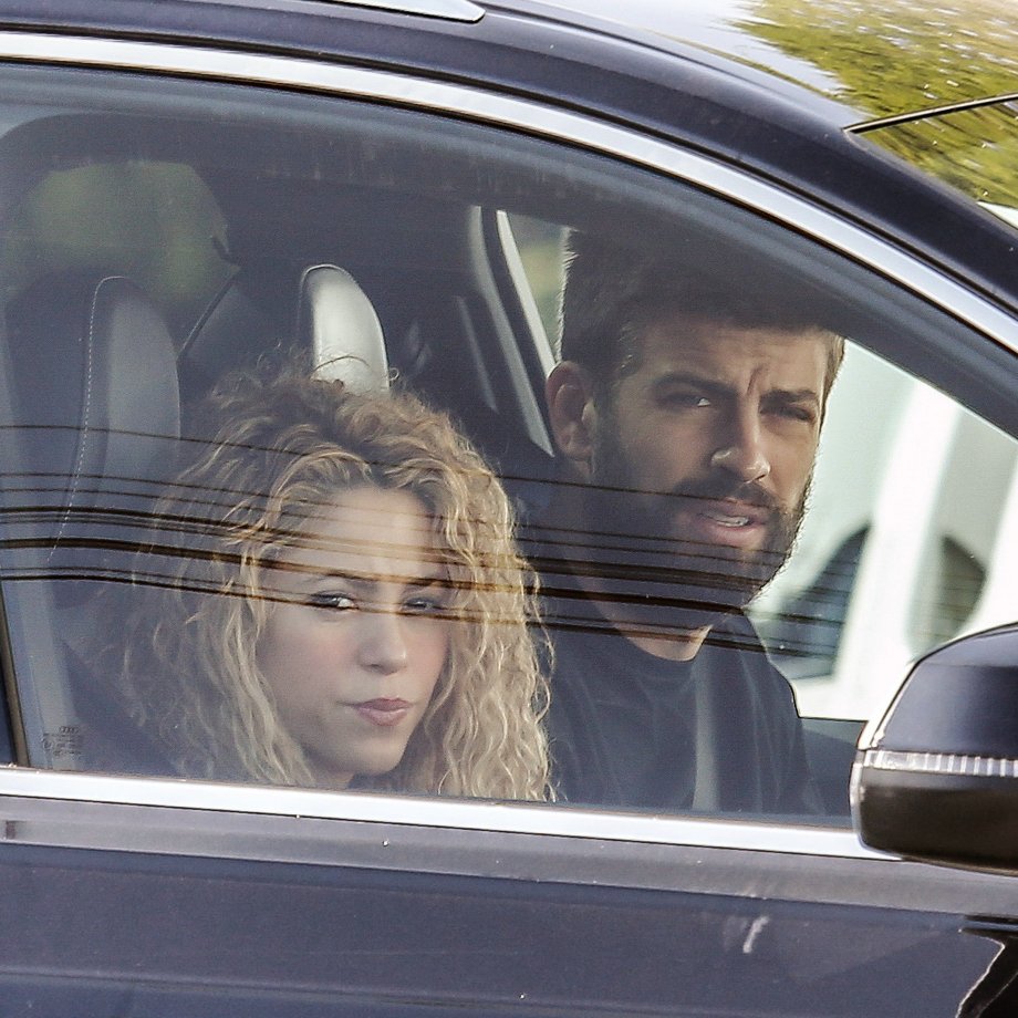 Shakira i Pique cotxe  GTRES