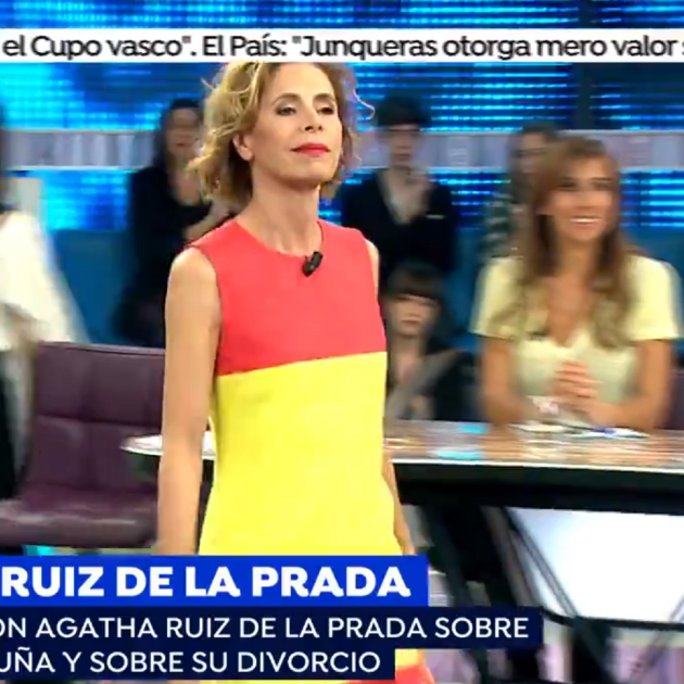 Agatha Ruiz de la Prada vestido|traje espanya antena 3
