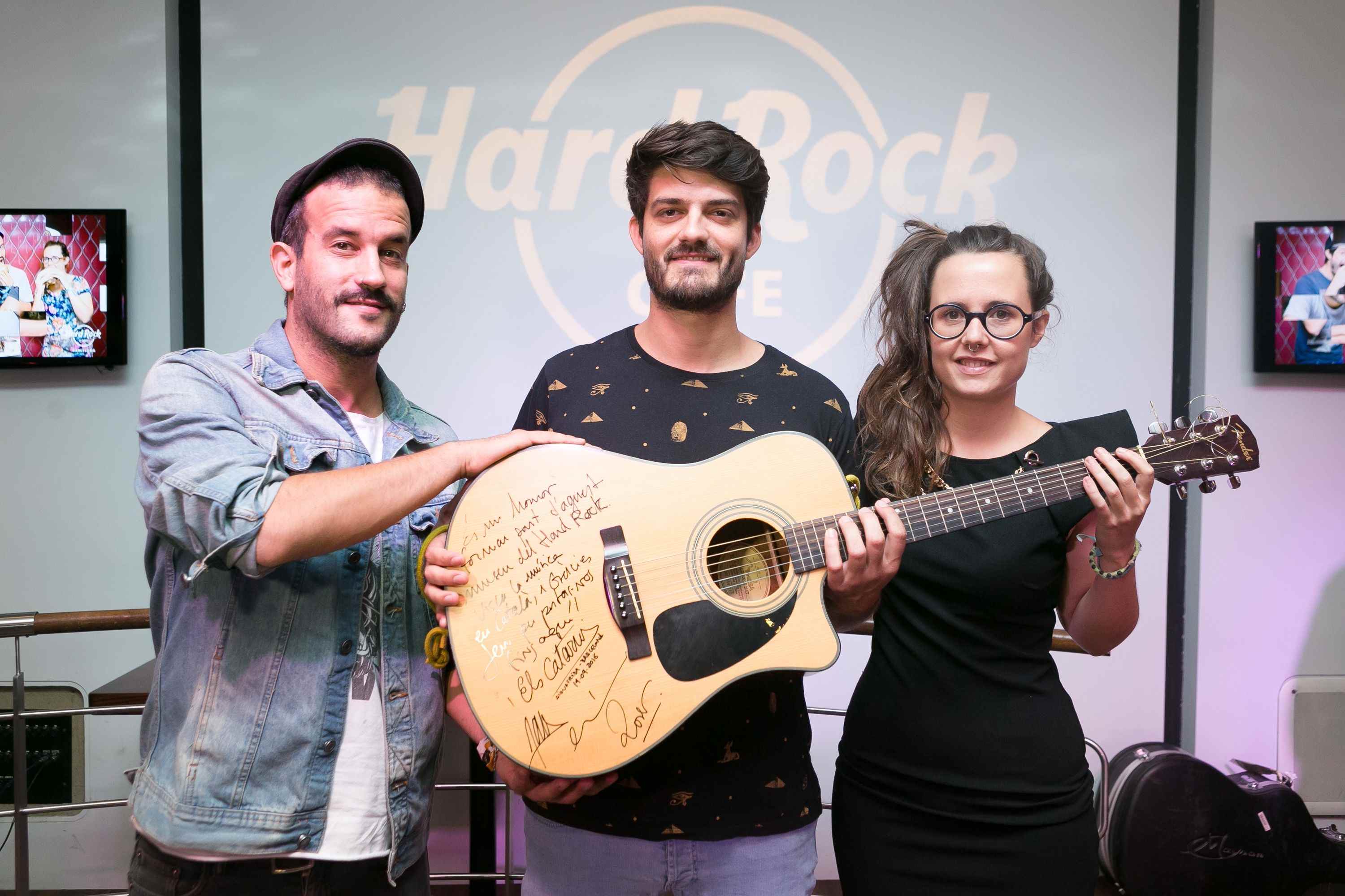 La guitarra de 'Jenifer' de Els Catarres entra al Hard Rock Café