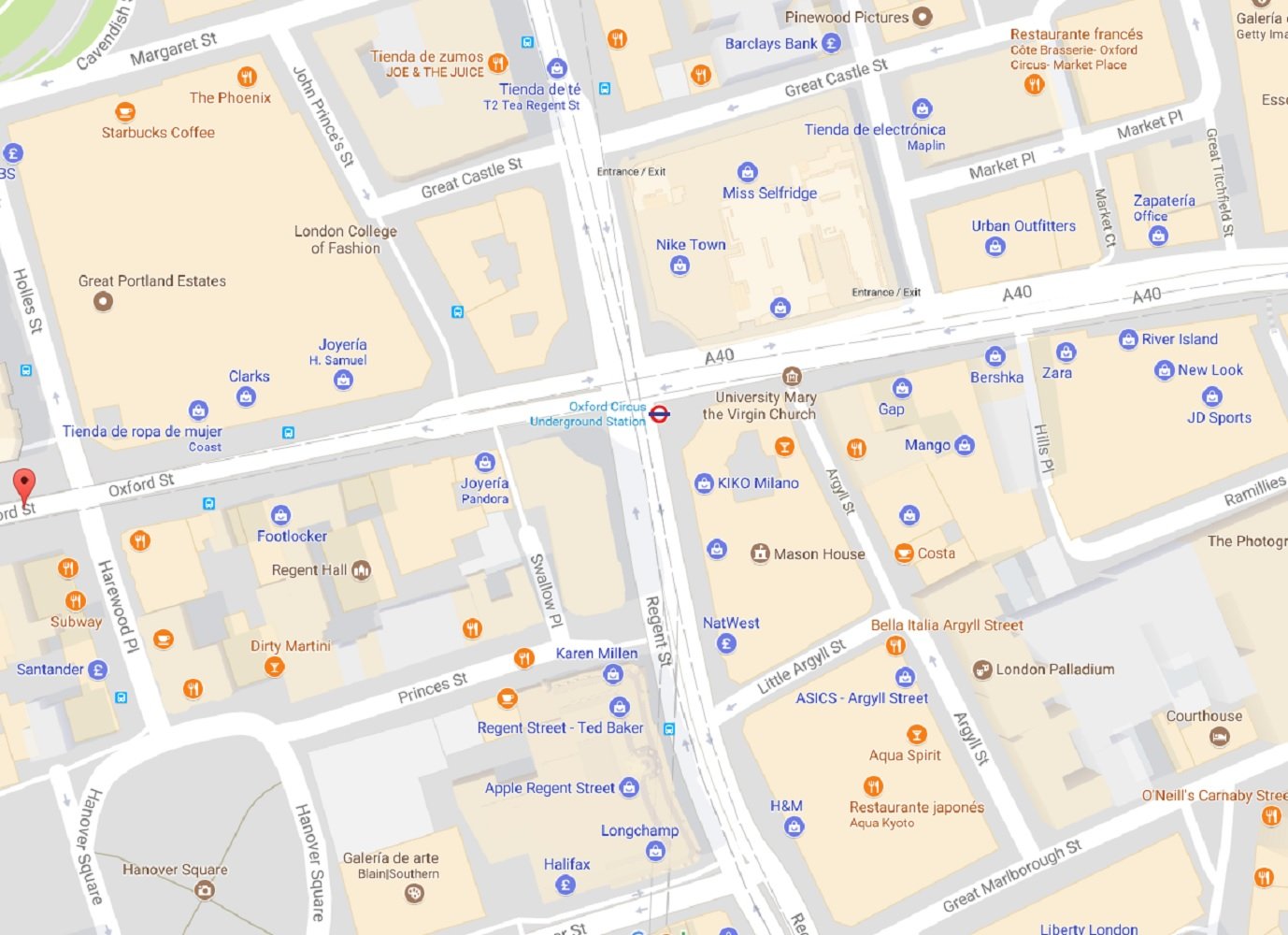 La policia tanca l'estació d'Oxford Circus a Londres per un incident