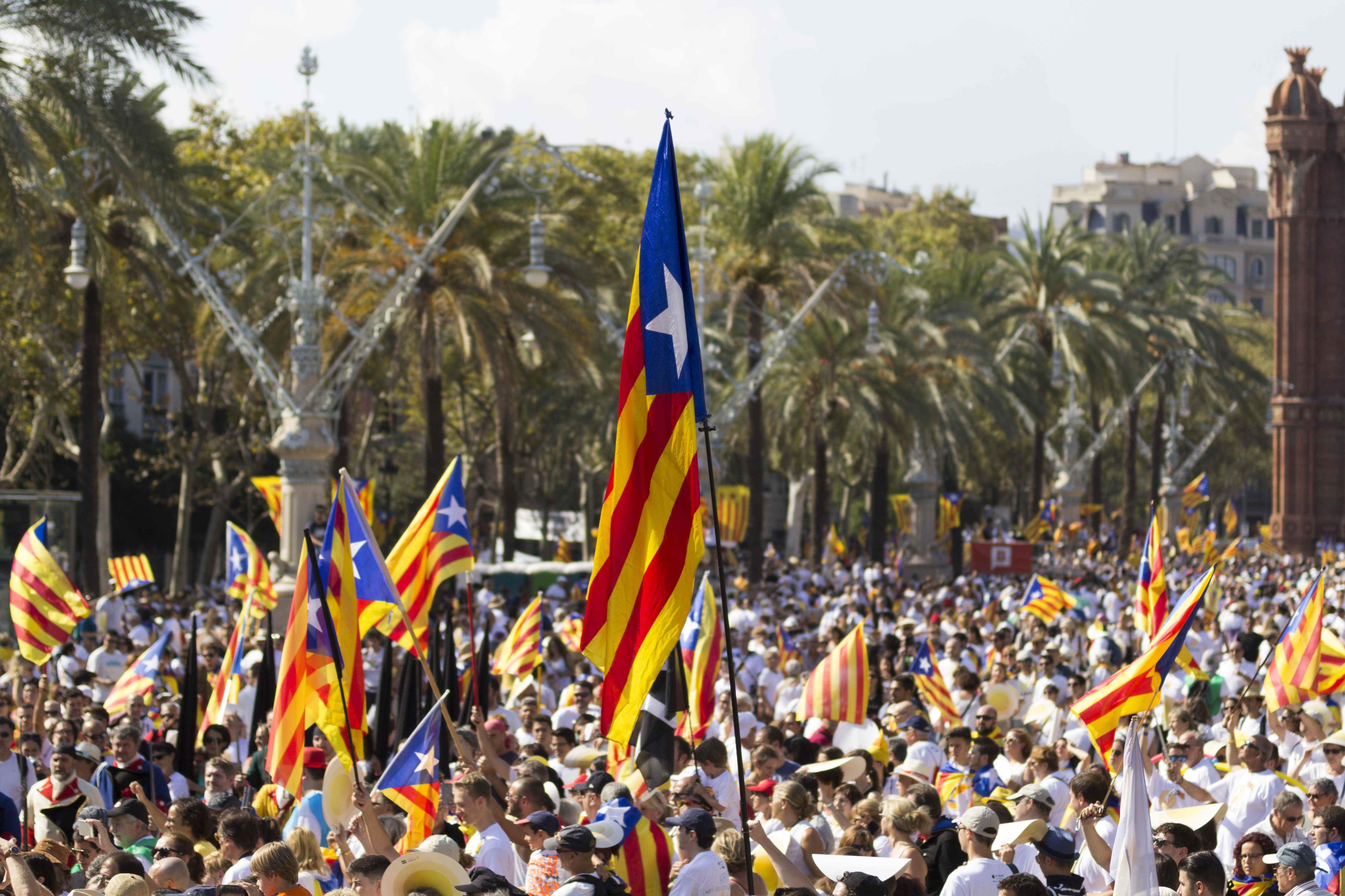 El MeteoCat prevé buen tiempo para la manifestación de la Diada