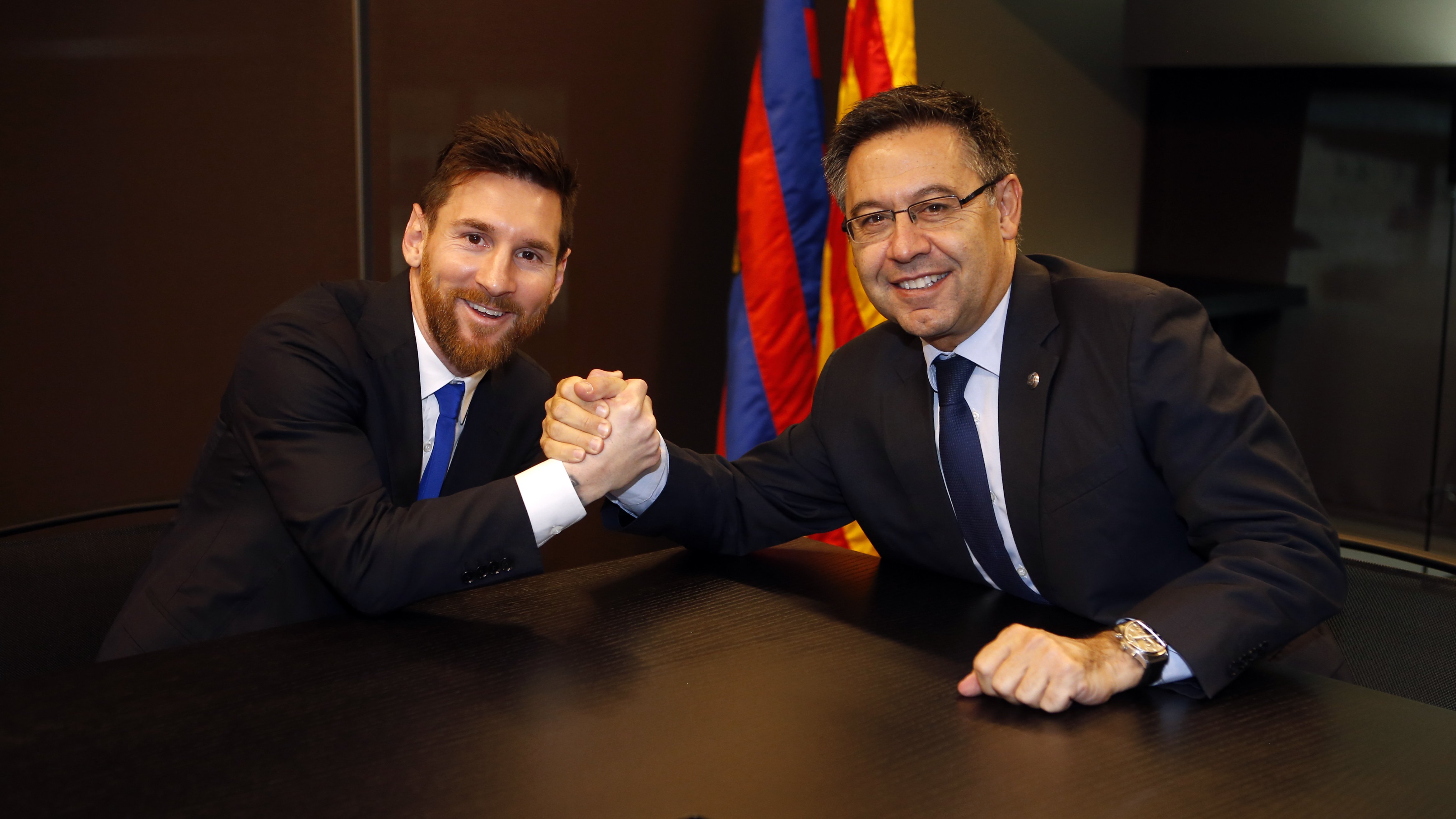 Messi se retirará en el Barça y Bartomeu desea renovarle el contrato