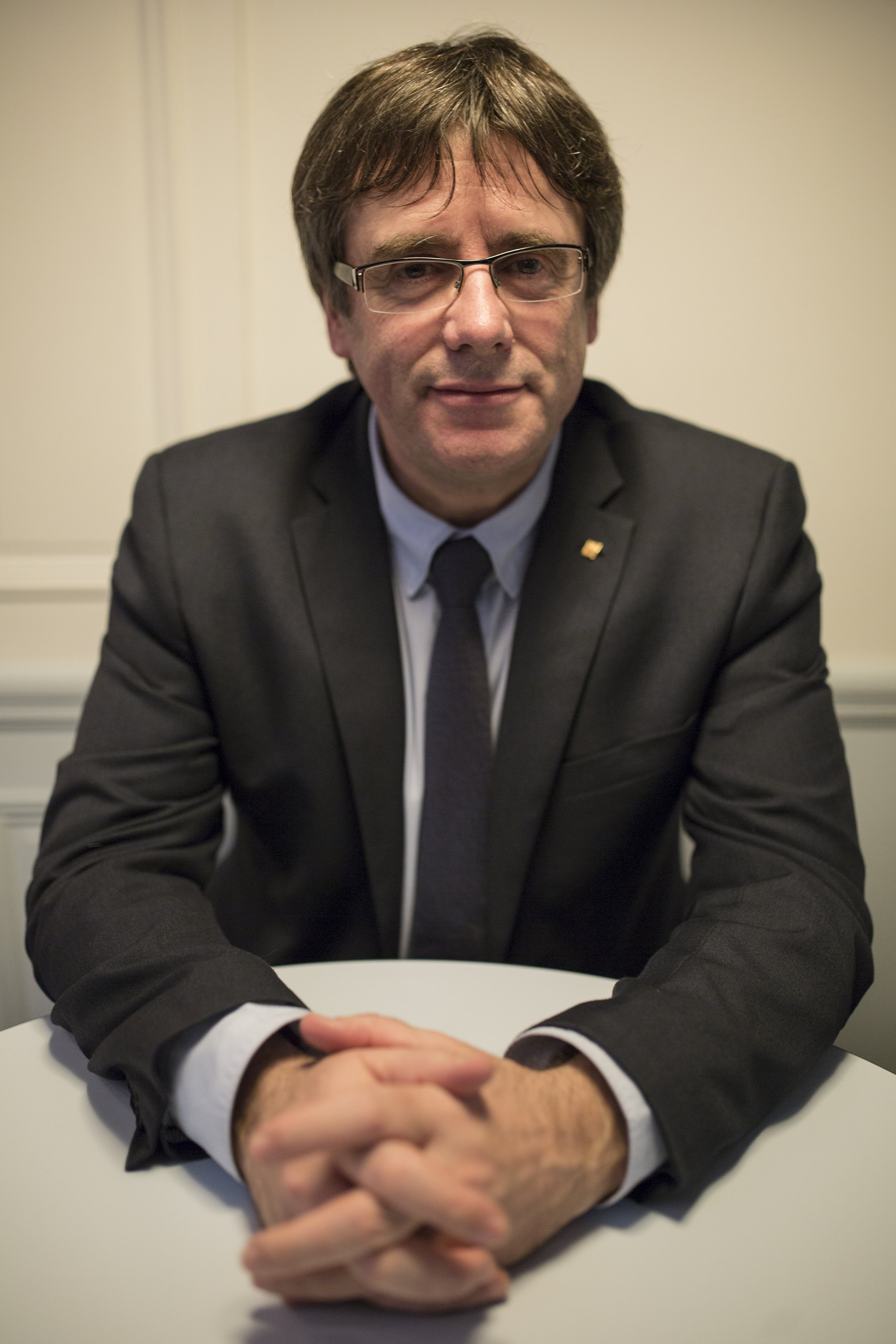 Puigdemont dona les gràcies a Guardiola per persistir amb el llaç groc