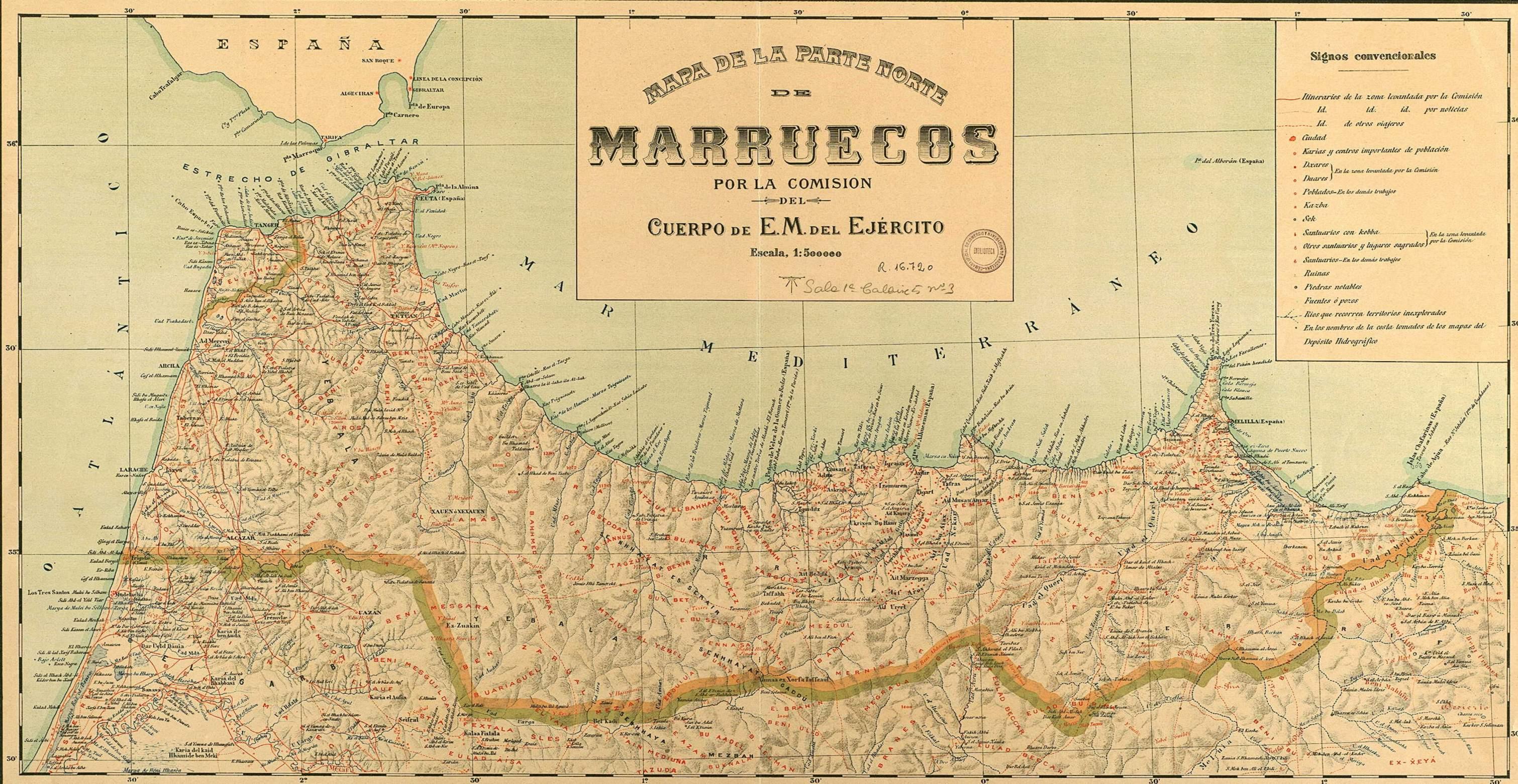 Els estats espanyol i francès es reparteixen el Marroc