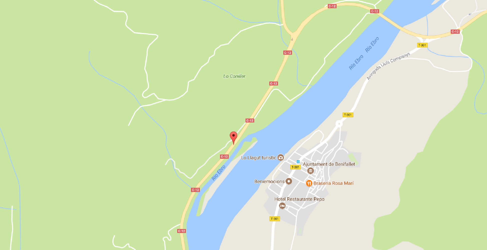 Tres muertos al chocar un coche y una furgoneta en la C-12 a la altura de Benifallet