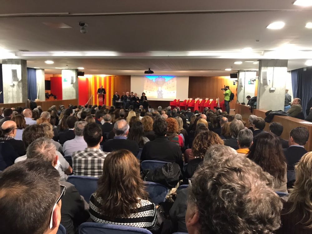 Acte per reclamar la llibertat de Carles Mundó