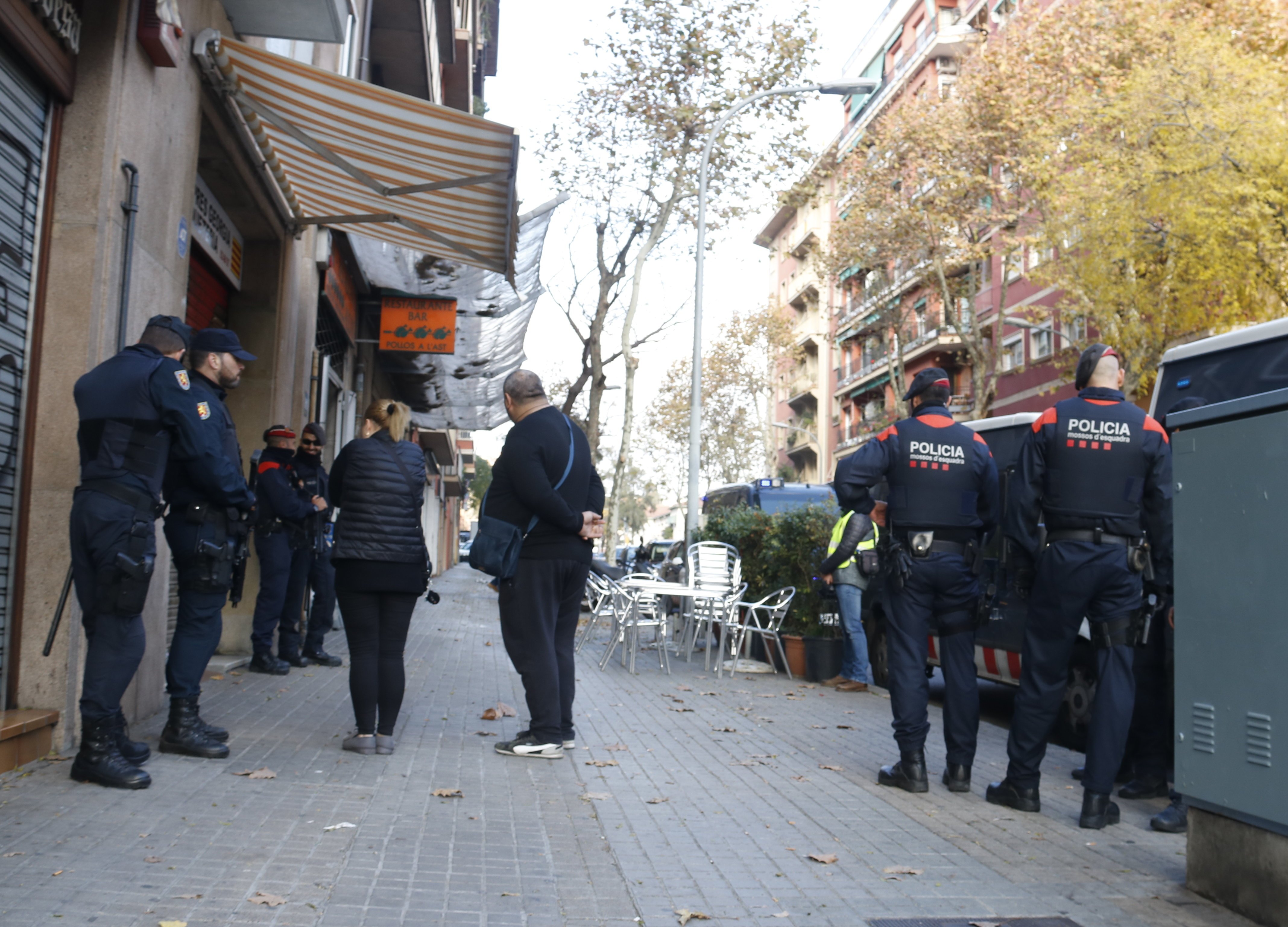16 detenidos en Barcelona y Madrid en una operación contra el crimen organizado