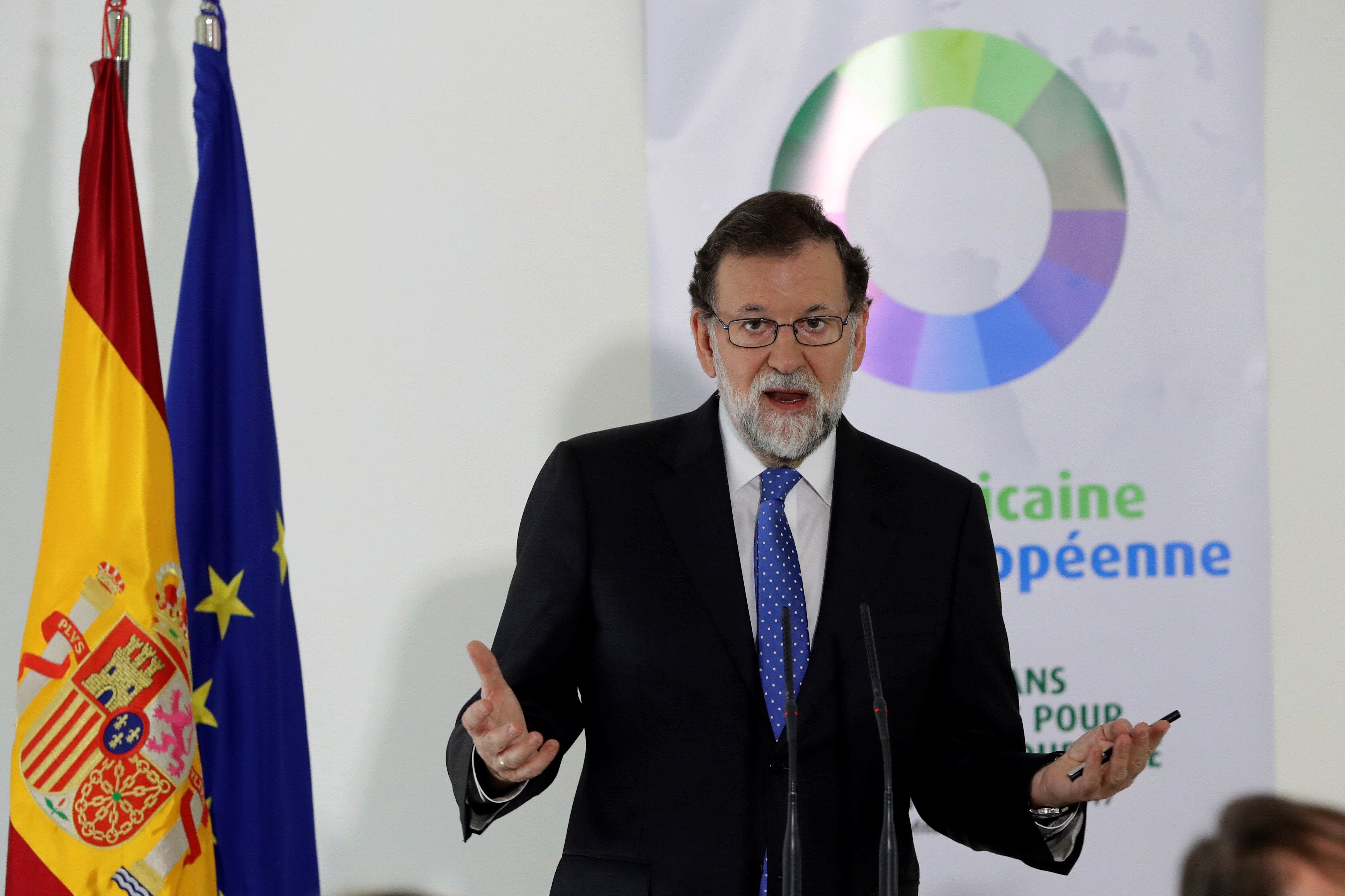 Rajoy respon a Iglesias sobre el recurs al 155: "És absurd"