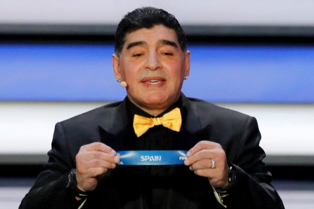 Diego Armando Maradona Sorteo Mundial Rusia 2018 España EFE