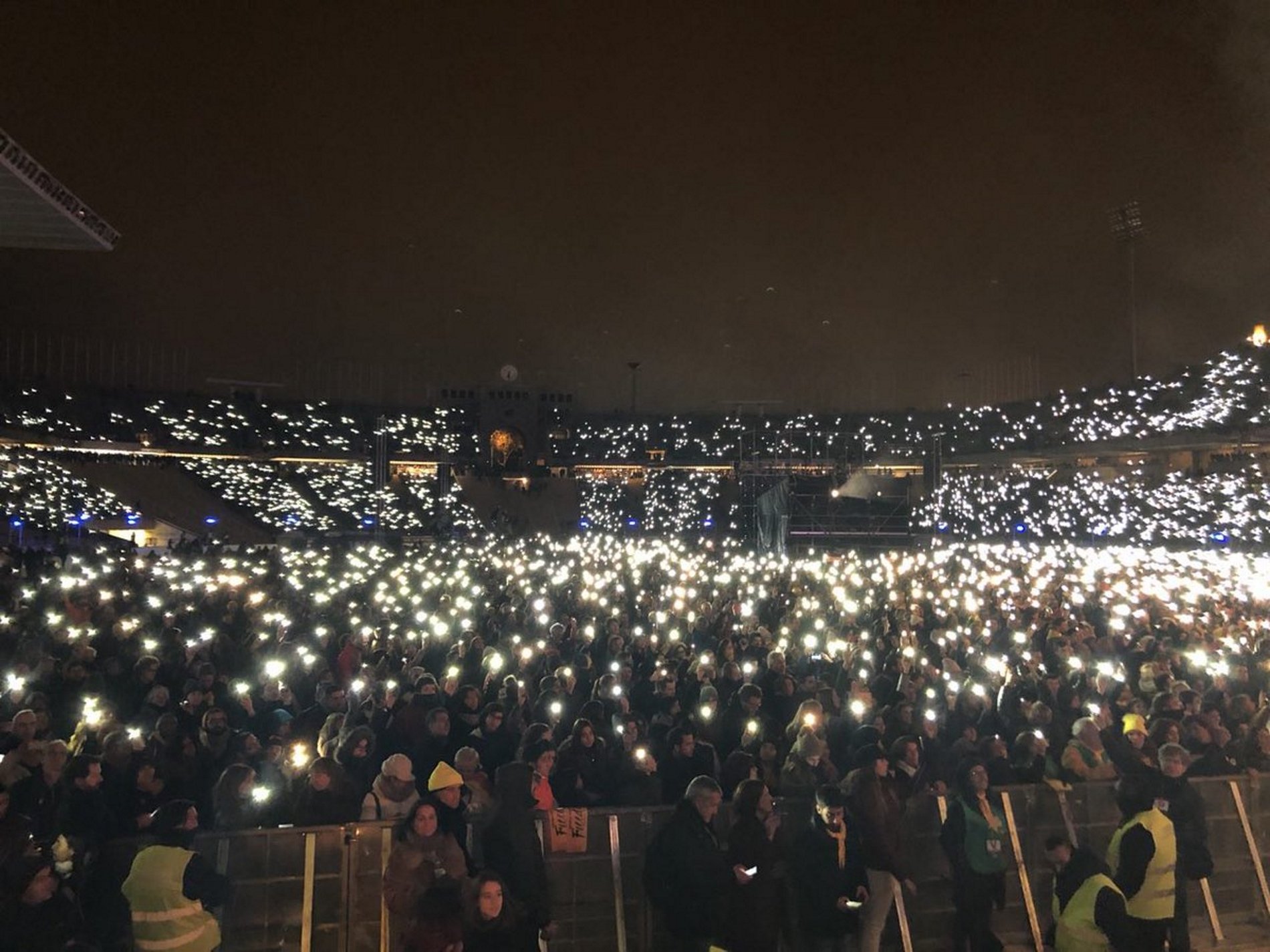 50.000 persones assisteixen al Concert per la llibertat