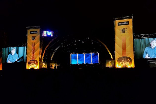 missatge Puigdemont concert llibertat - J. Argüelles