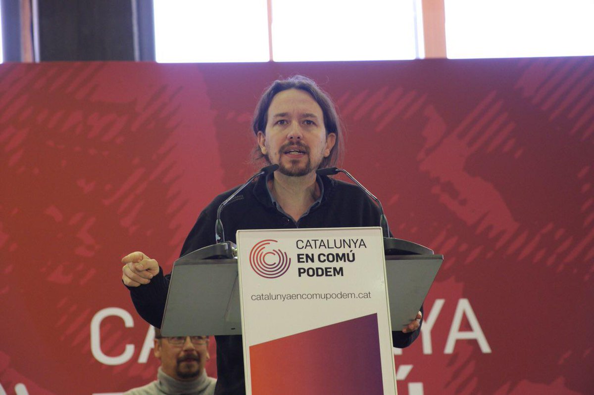 Iglesias acusa l’independentisme d’haver “contribuït a despertar” el feixisme