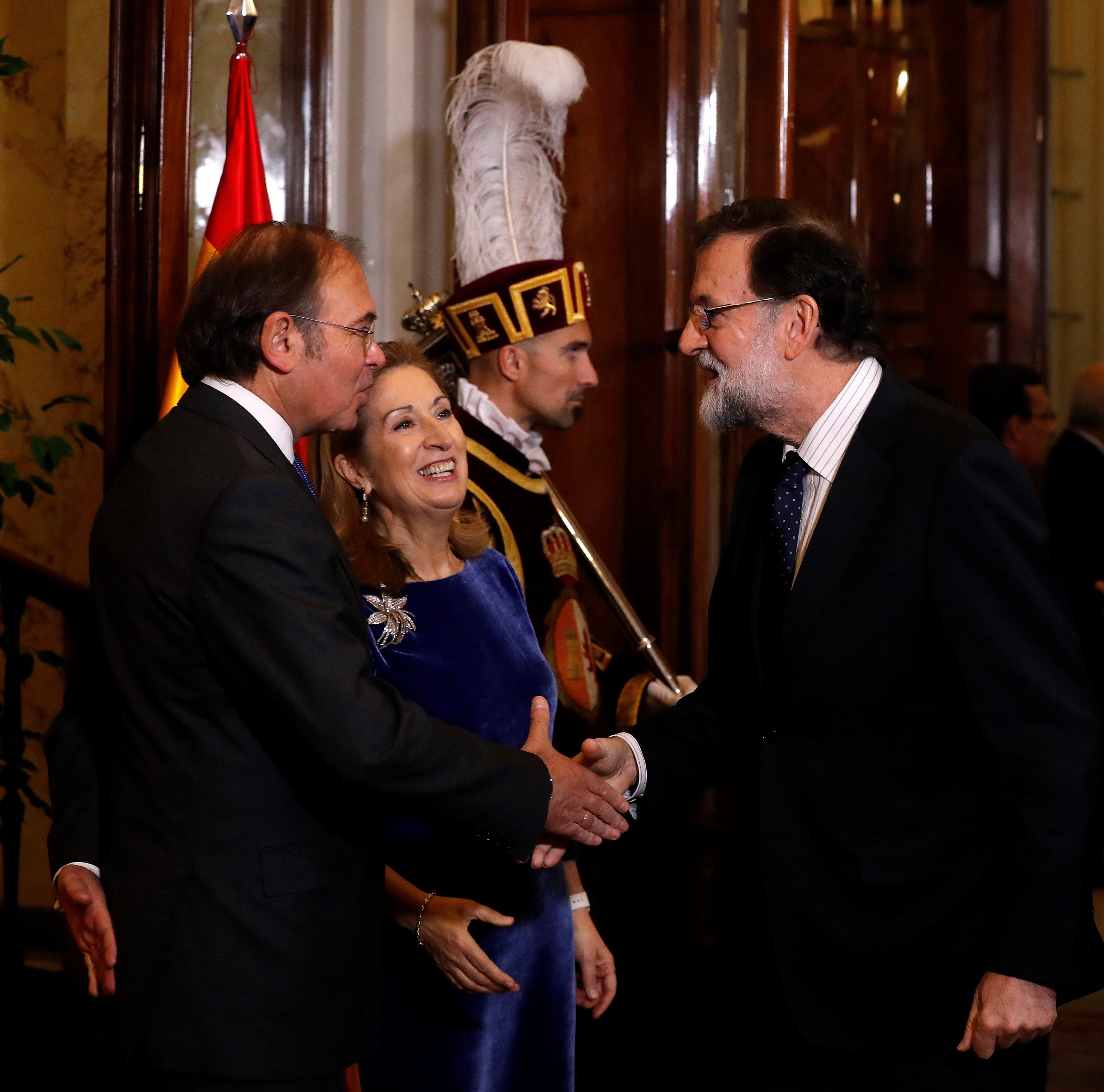 Rajoy esgrime el 155 en pleno acto del Día la Constitución