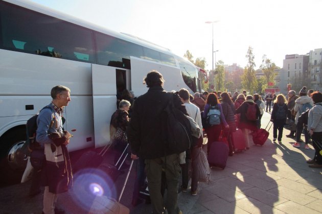 estació Sants bus brussel·les   Júlia Farré