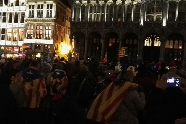 Grand Place brussel·les vigilia manifestació