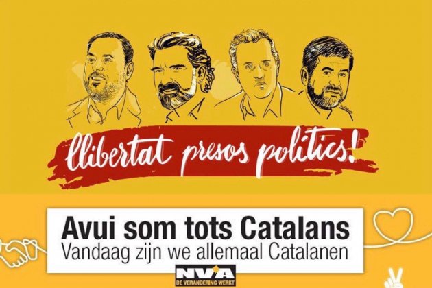 Cartell nacionalistes flamens presos polítics