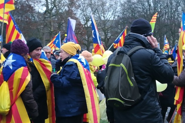Brussel·les manifestació Pilar Lasalas