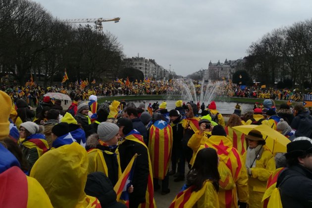 Manifestació Brussel·les Lasalas