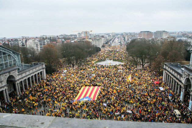 Manifestacio Brussel·les estelada - Efe