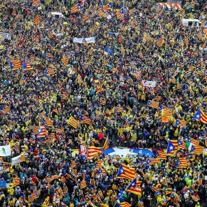 Manifestacio Brussel·les estelada - Efe