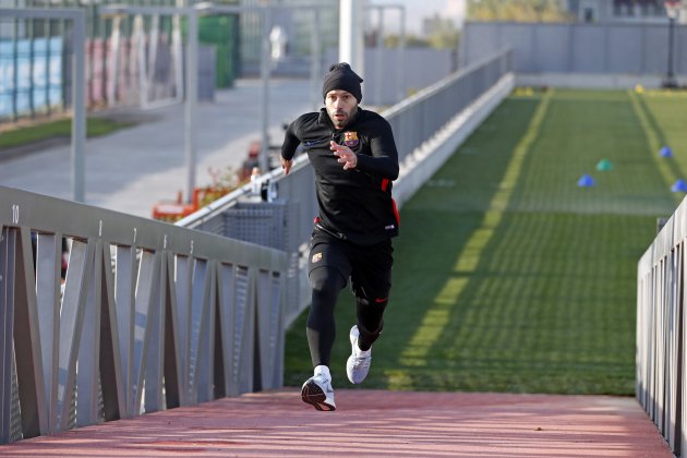 Javier Mascherano entrenament Barça FCB Javier Mascherano entrenament Barça FCB