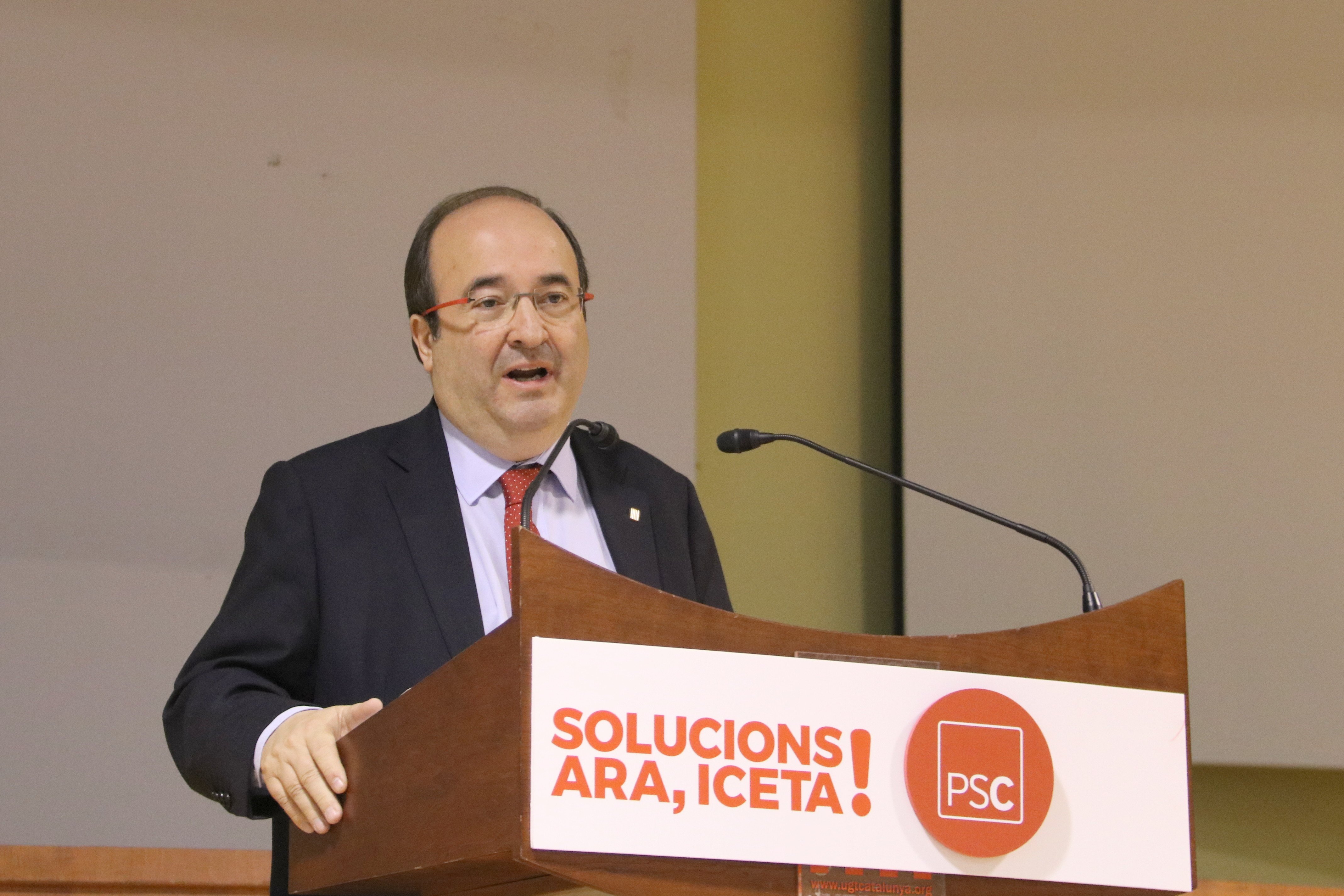 Iceta resta valor polític a la manifestació de Brussel·les