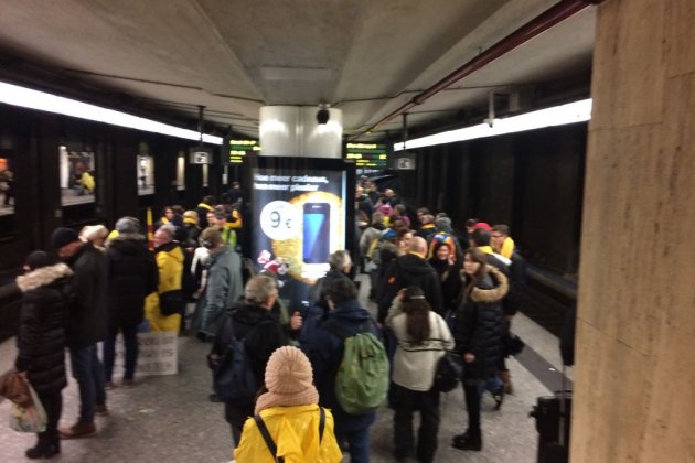 manifestants brussel·les tren - Marta Lasalas