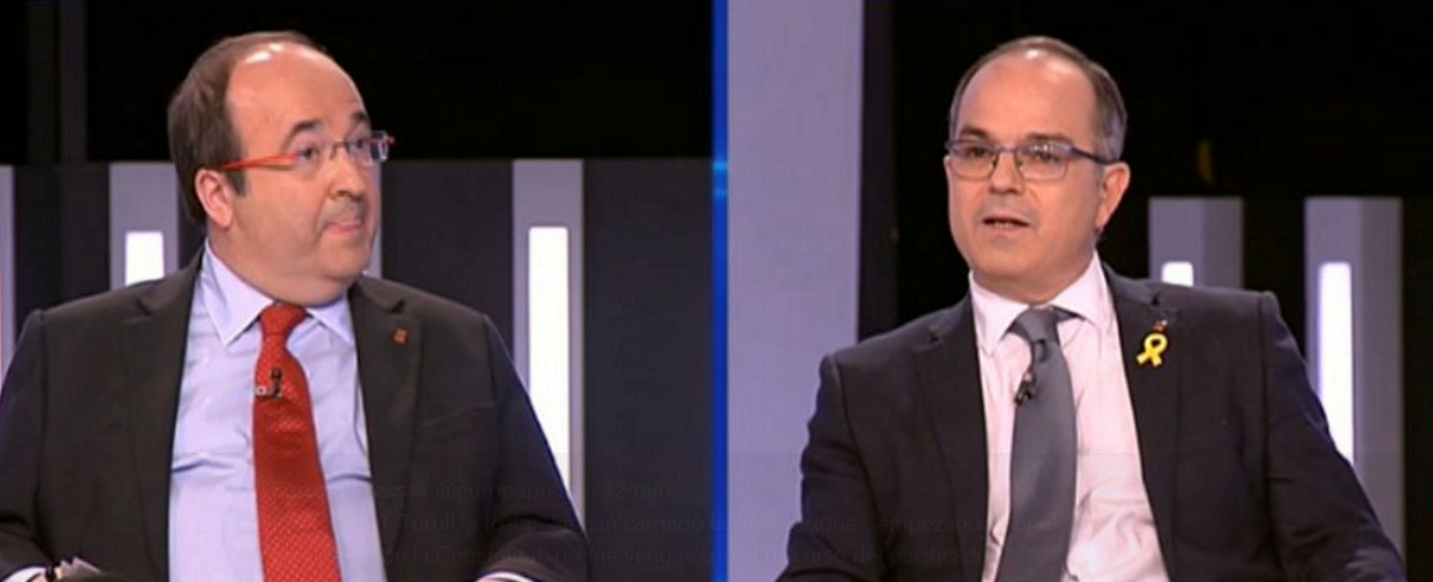 Turull, a Iceta: "Mentre vostè ballava, a mi m'emmanillaven"