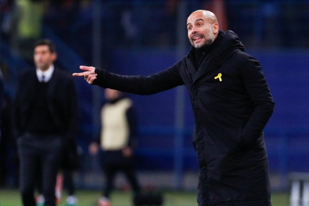 Pep Guardiola Manchester City Champions Shakhtar EFE