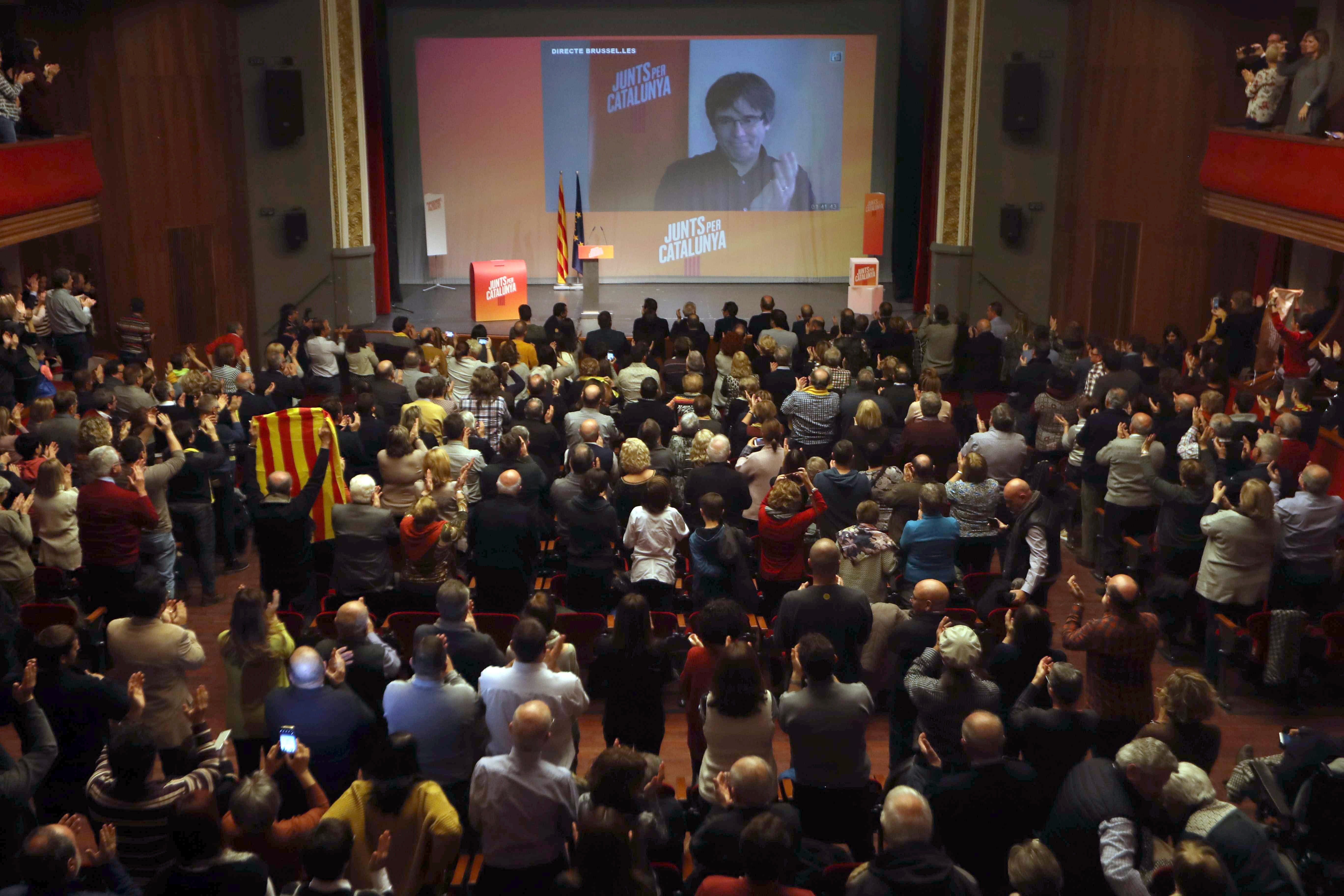 Puigdemont adverteix que si governa l'unionisme el 155 "només serà un joc de nens"