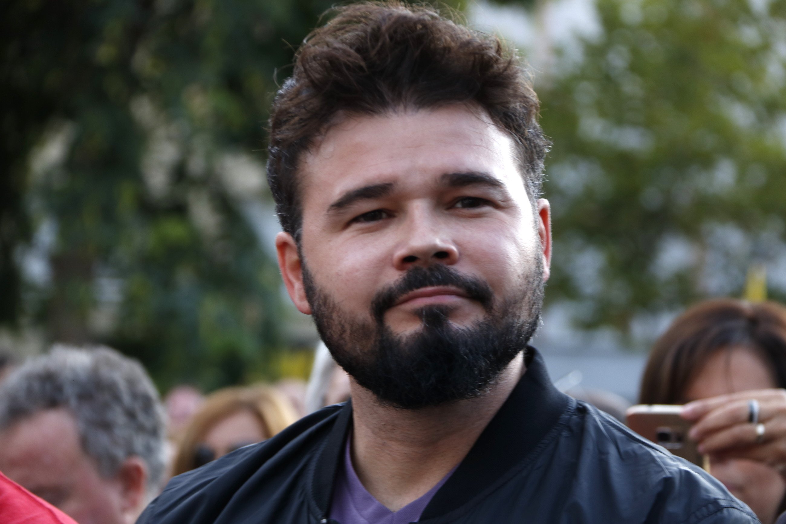 Rufián critica la persecución de españoles a favor del derecho a decidir