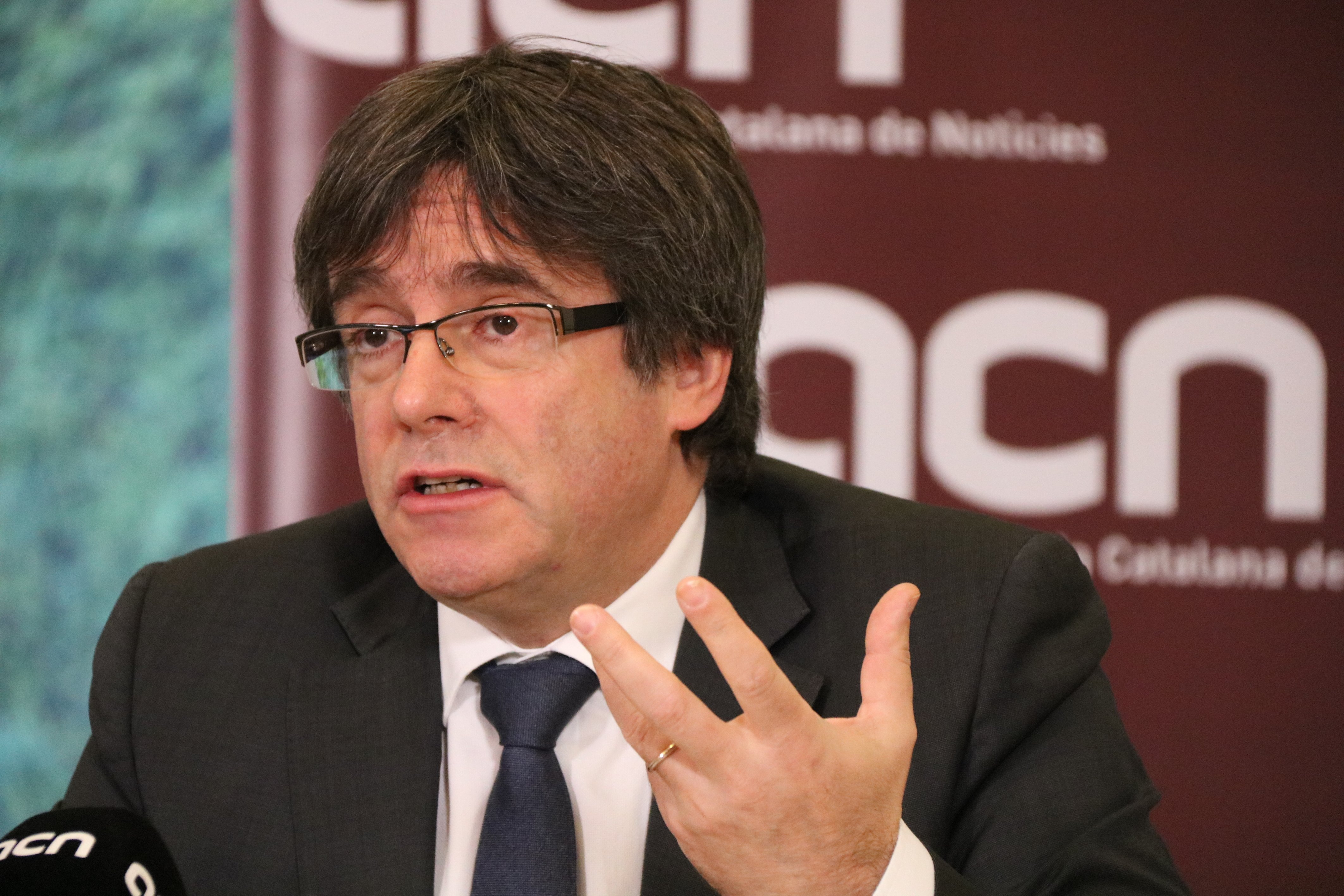 Puigdemont avisa que no hi ha pla B: "Si soc investit seré al Palau de la Generalitat"