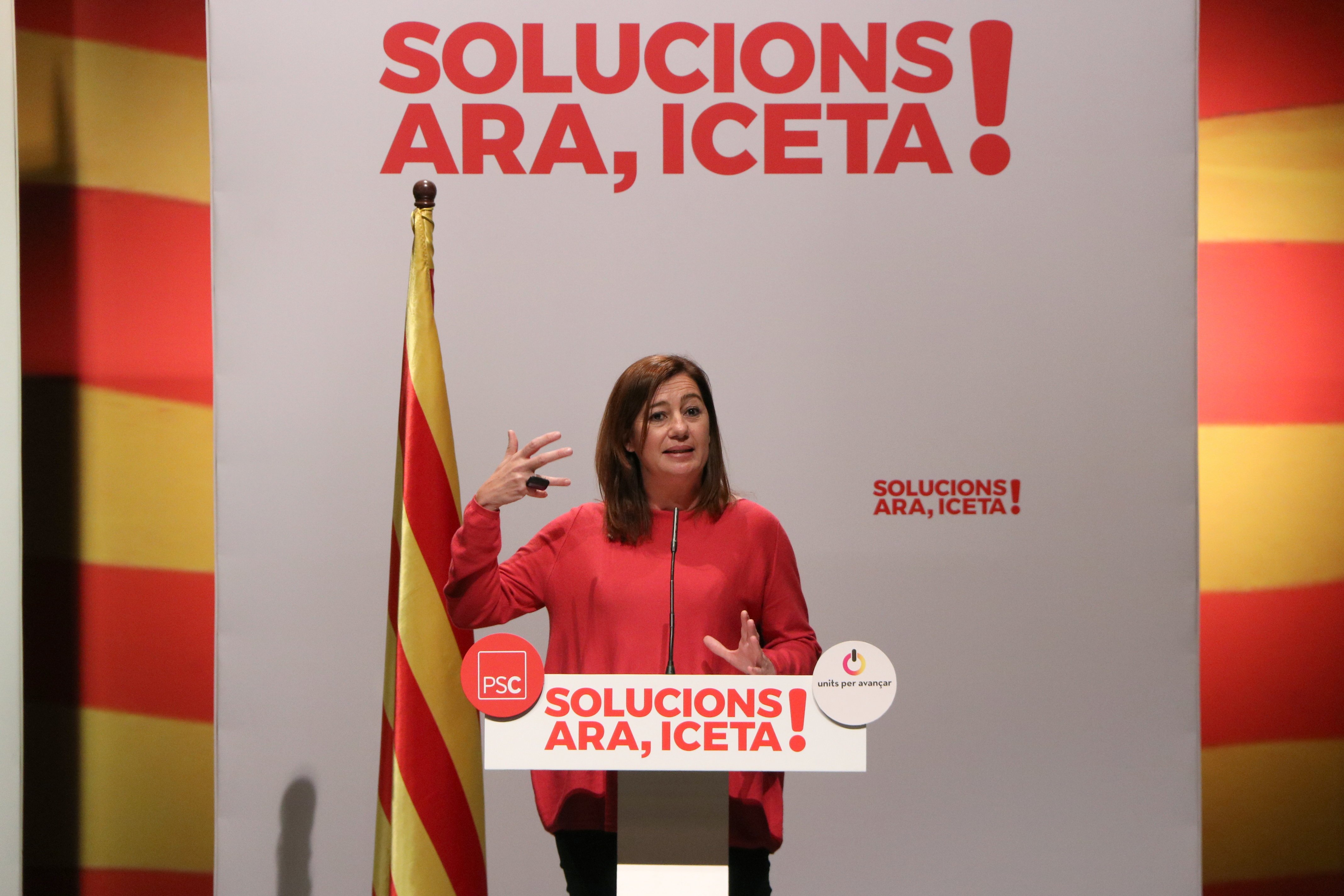 Armengol: “El govern espanyol ha d’entendre que Espanya serà federal o no serà”