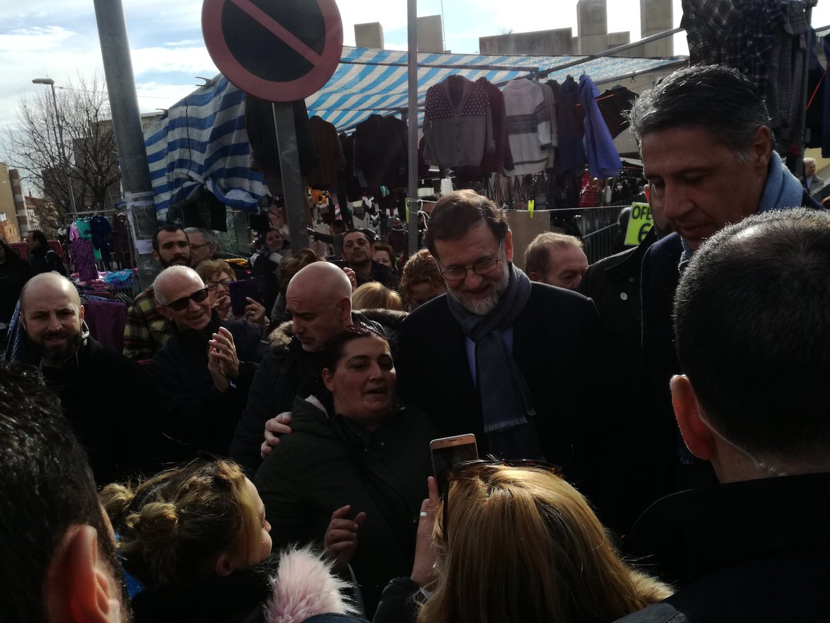 Albiol aconsegueix portar Rajoy a Badalona per un bany de masses