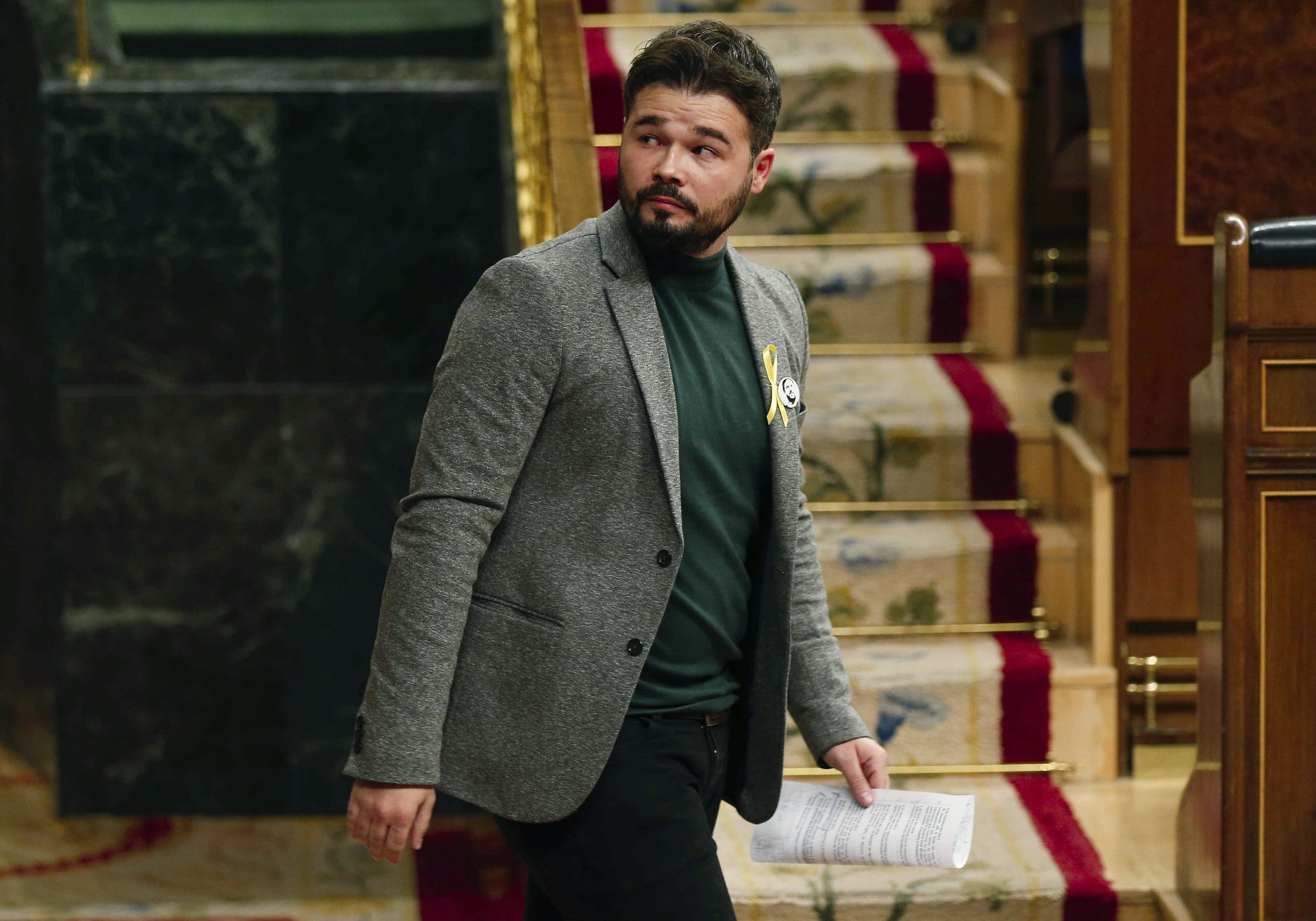 La ironia de Rufián amb la boda de la filla d'Aznar