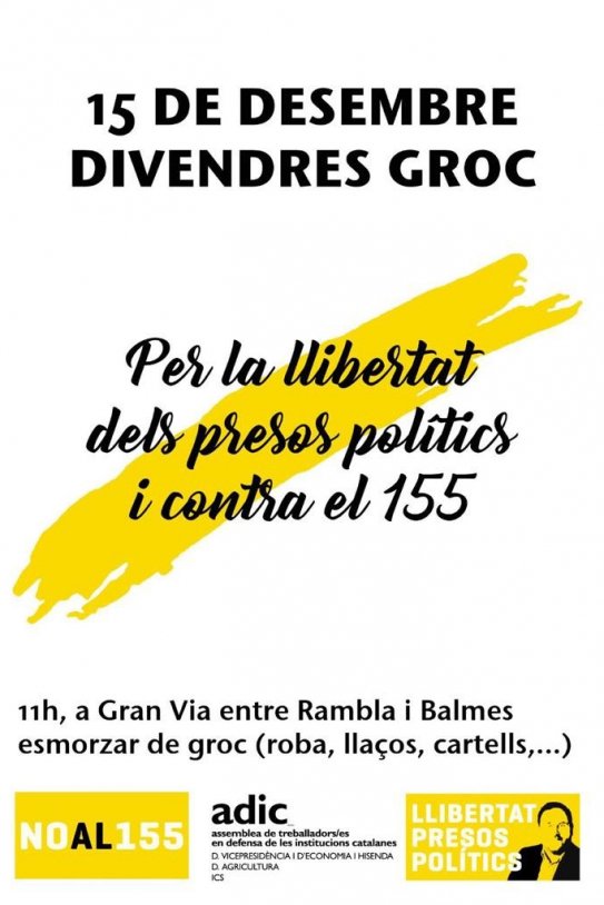 cartell groc Adic