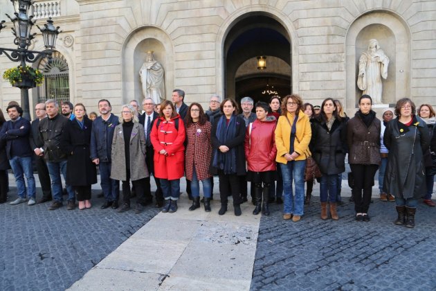 ajuntament bcn minut silenci colau - ACN ajuntament bcn minut silenci colau - ACN