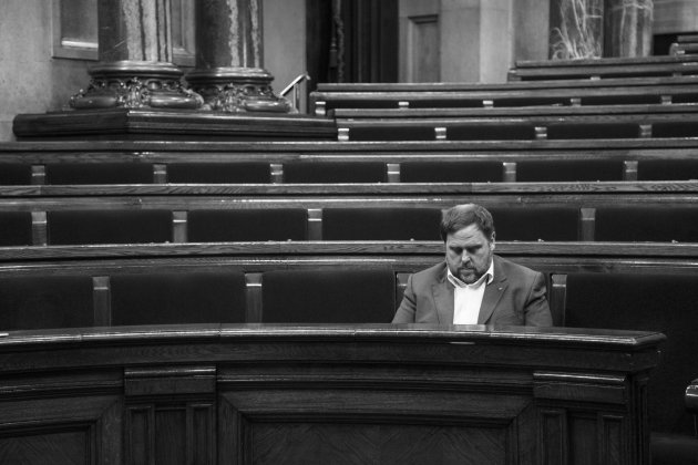 Oriol Junqueras ERC hemicicle- Sergi Alcàzar